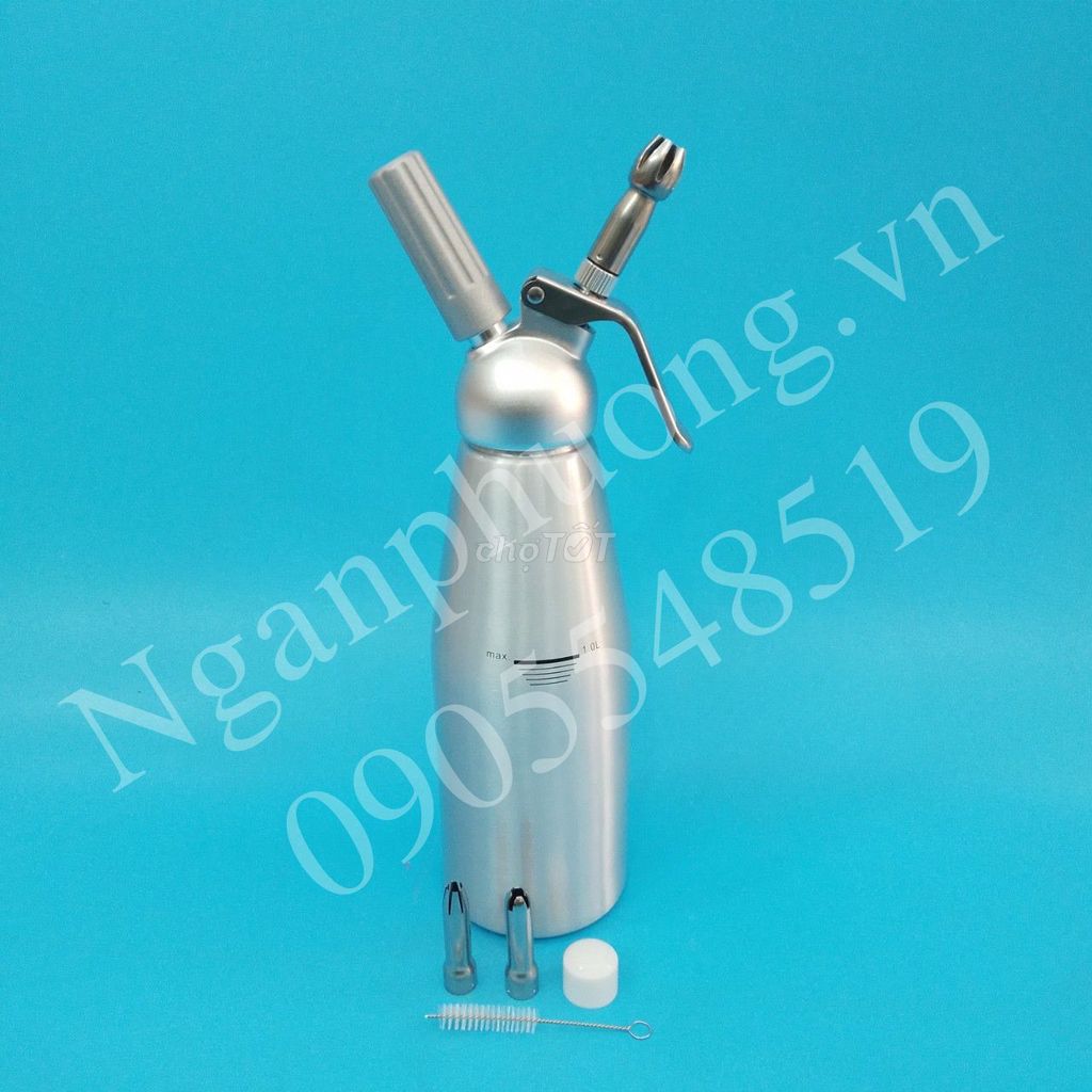 Bình xịt kem Cream Whipper 1 lit nhôm hợp kim