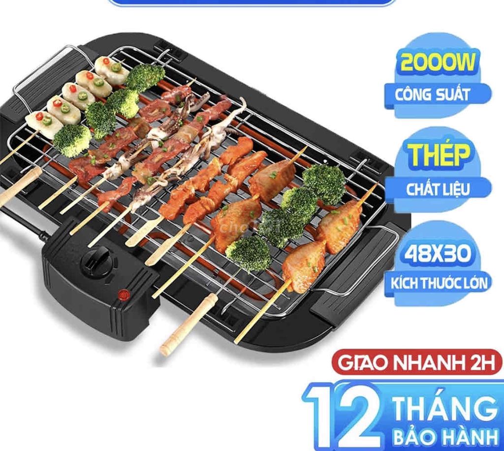 Lò nướng điện Hàn Quốc 2000W 48x30cm. Mua bán Bếp, lò, đồ điện nhà bếp tại Quận 8 Tp Hồ Chí Minh được đăng bởi Tuyen hình 1