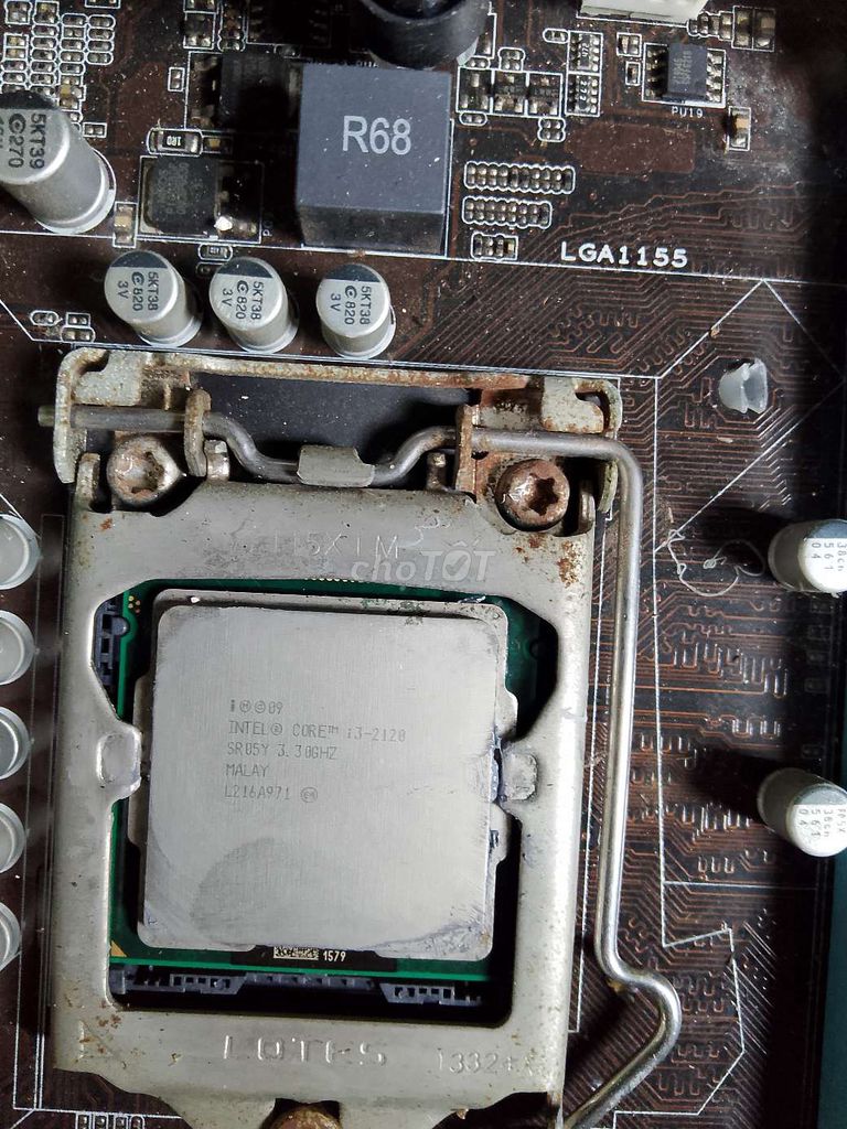 Bo mạch chủ ASUS H61 Hư 1 khe RAM. Mua bán Linh kiện (RAM, Card...) tại Huyện Giang Thành Kiên Giang được đăng bởi Việt Đỗ TV hình 1