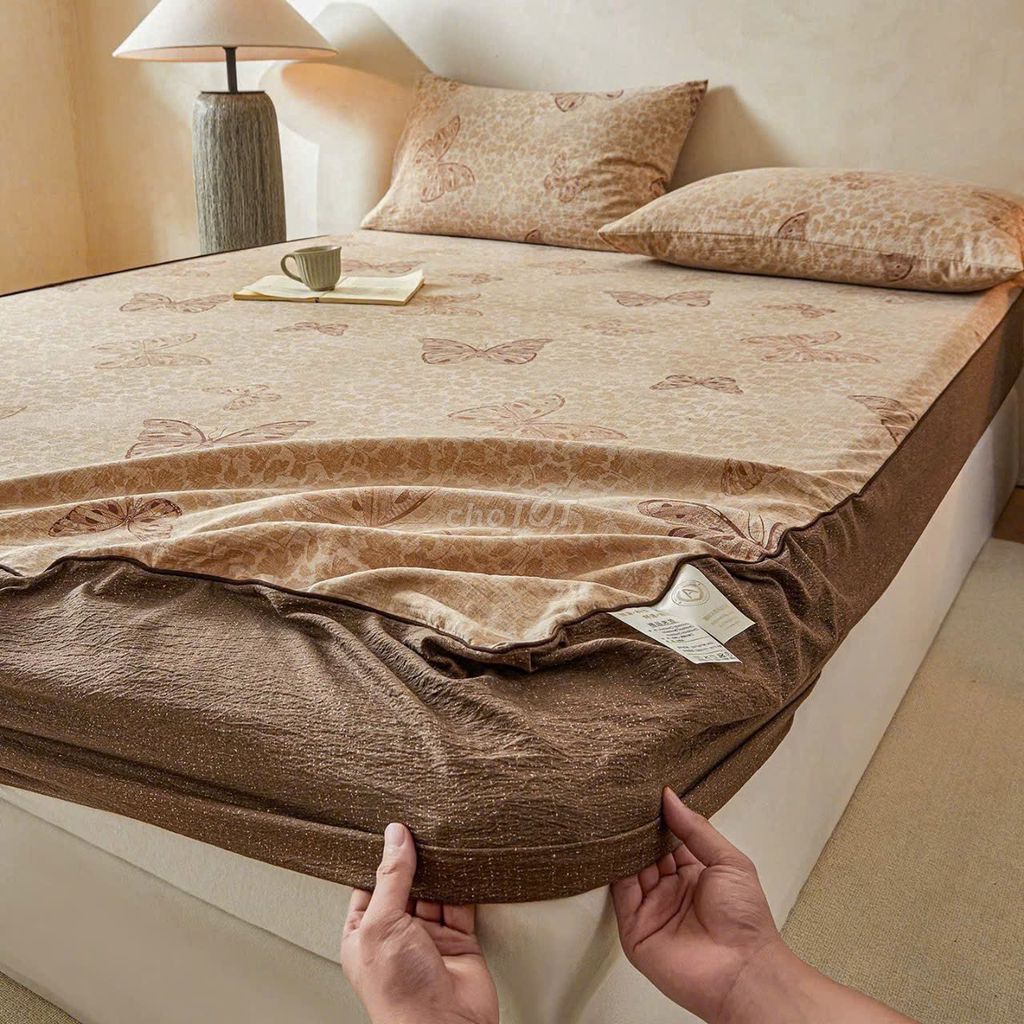 Ga gối Vải đũi Hoạ tiết. Mua bán Giường, chăn ga gối nệm tại Quận Hai Bà Trưng Hà Nội được đăng bởi linh hình 1