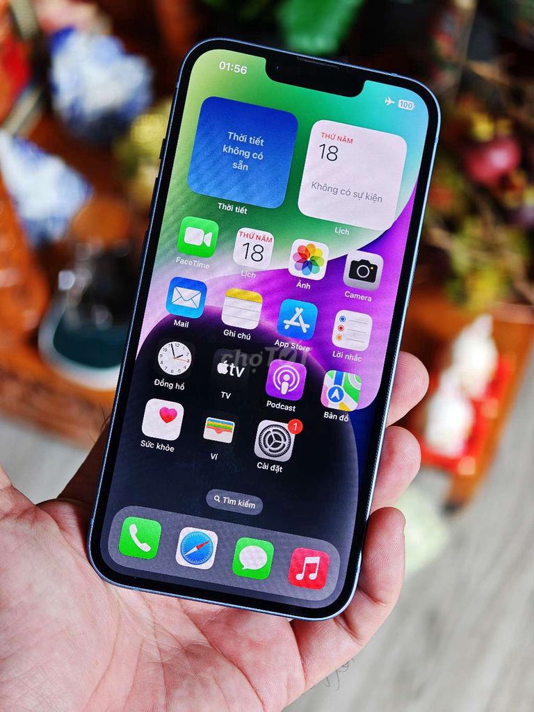 iPhone 14 128GB Xanh Mỹ.  sạc 2lần. ios cũ. Mua bán Điện thoại tại Quận Cái Răng Cần Thơ được đăng bởi Kim Phú hình 1