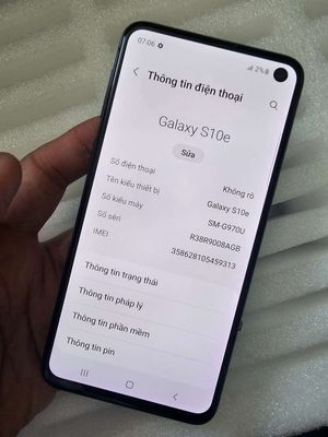 Samsung Galaxy S10E Đen 128GB. Mua bán Điện thoại tại Huyện Nhà Bè Tp Hồ Chí Minh được đăng bởi Đại dương Smartphones