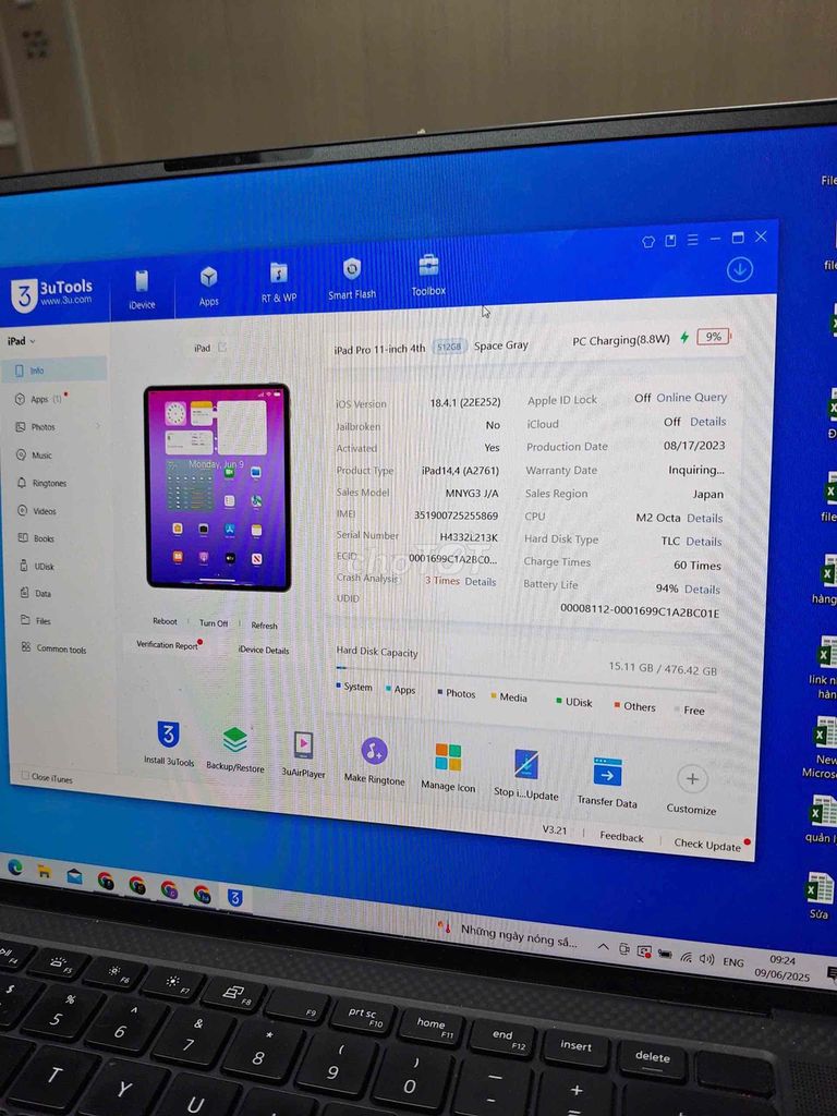 ipad pro m2 512 5g hàng cực hiếm. Mua bán Máy tính bảng tại Quận Hoàng Mai Hà Nội được đăng bởi Cảnh Hà  hình 4