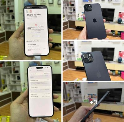 iPhone 15 Plus 256GB Đen FULLBOX APPLE 08/2025 new