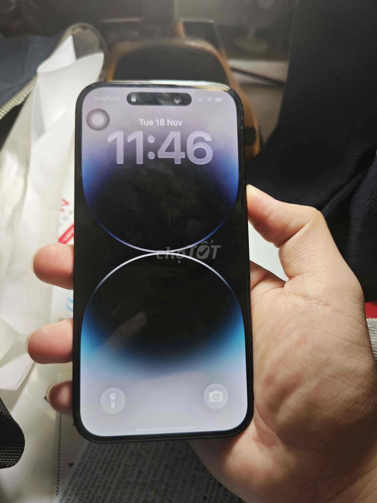 iPhone 14 Pro Đen 128gb bản Mỹ quốc tế pin 87%. Mua bán Điện thoại tại Quận 10 Tp Hồ Chí Minh được đăng bởi Trần Minh Thành hình 1