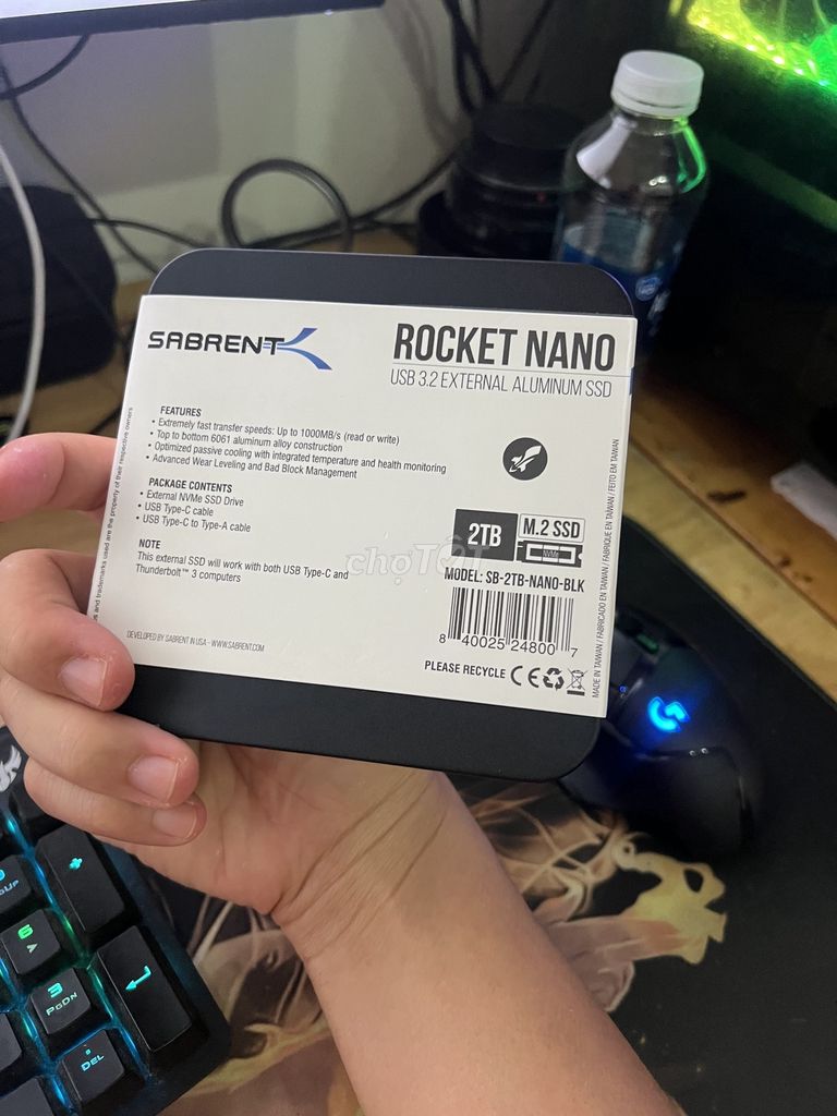 Ổ cứng SSD Sabrent Rocket Nano 2TB Đen. Mua bán Linh kiện (RAM, Card...) tại Thành phố Vũng Tàu Bà Rịa - Vũng Tàu được đăng bởi Bui Trong hình 1