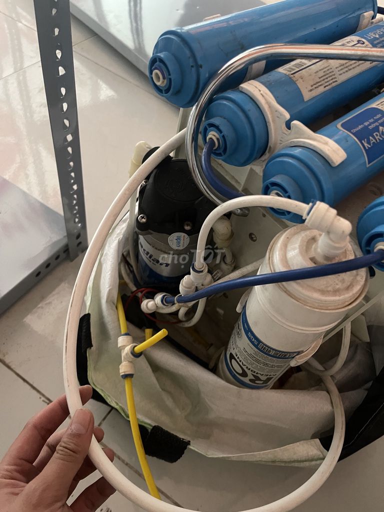 Máy lọc nước Karofi Xanh, Trắng Đã sử dụng. Mua bán Bếp, lò, đồ điện nhà bếp tại Thành phố Thủ Dầu Một Bình Dương được đăng bởi Hải Liêu hình 1