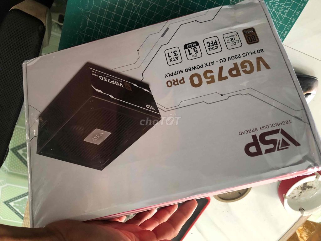 NGUỒN VGP 750 PRO ( 80 PLUS ) NEW. Mua bán Linh kiện (RAM, Card...) tại Huyện Đức Hòa Long An được đăng bởi QV computer  LK giá rẻ Đức hòa hình 1