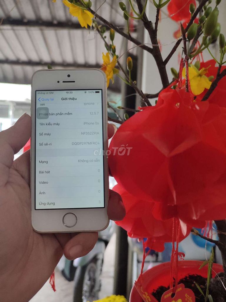 iPhone 5s Quốc tế mất vân tay đẹp 99 xả kho