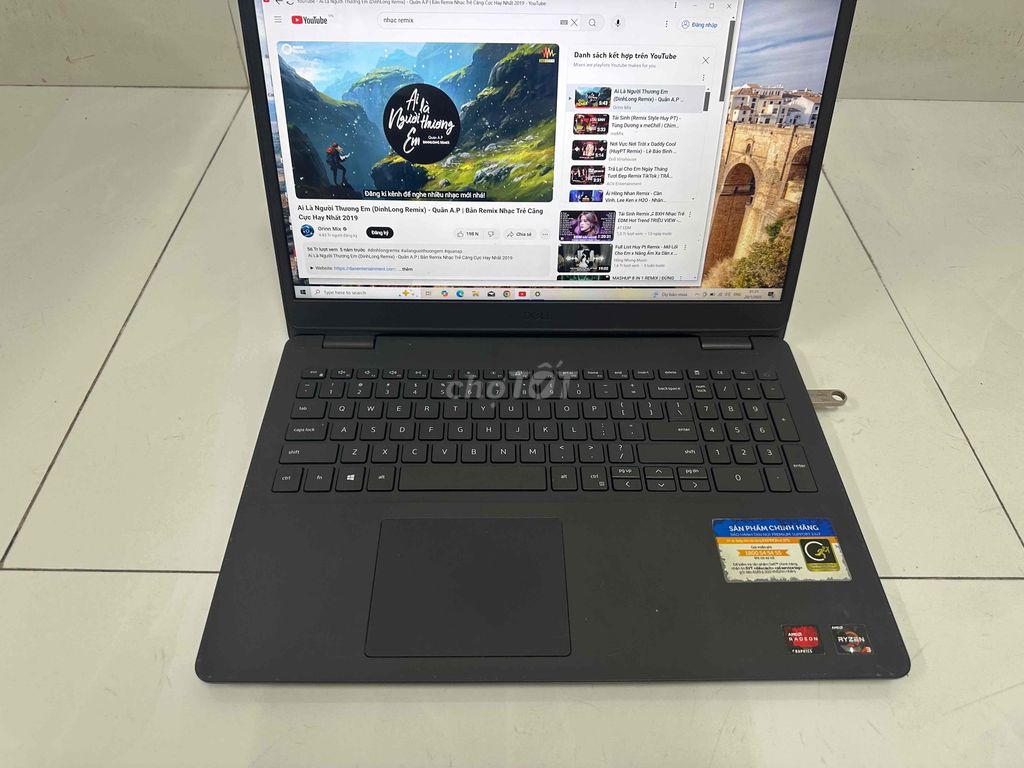 Dell Inspiron 3505 Đen R3 8gb 256gb nguyên zin