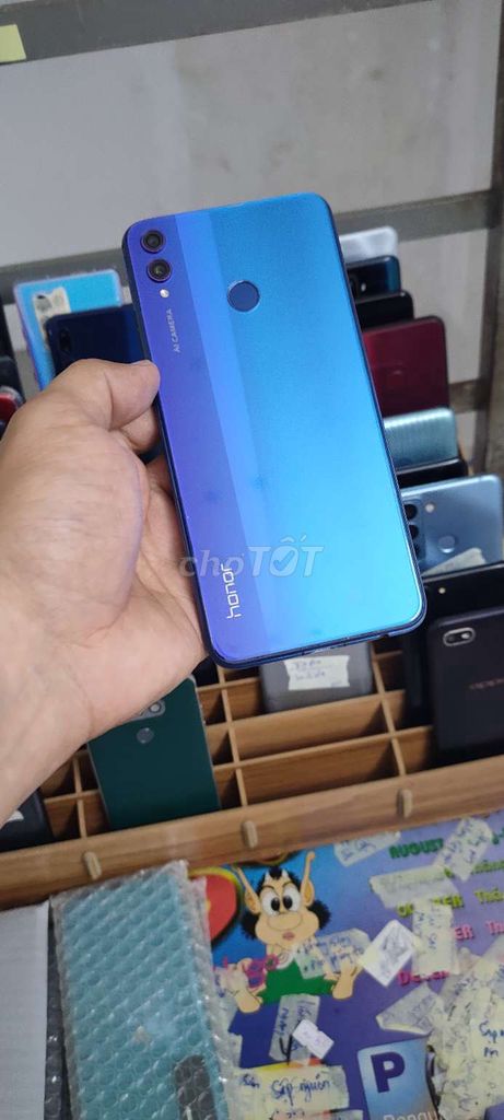 Huawei honor 8x, 128gb, vân ✋. Mua bán Điện thoại tại Quận Gò Vấp Tp Hồ Chí Minh được đăng bởi A LONG   nhận thanh toán THẺ TÍN DỤNG hình 1
