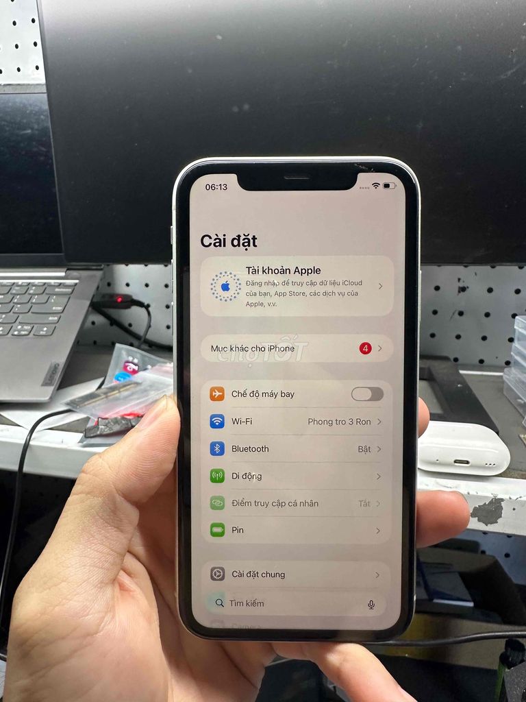 Apple iPhone 11 Trắng Đã sử dụng. Mua bán Điện thoại tại Huyện Long Thành Đồng Nai được đăng bởi Đức Nguyễn hình 1