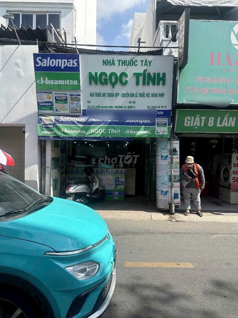 Mặt Tiền Trần Quang Diệu 200m2 Có Gác Ngủ Lại Gần Trường Sa -Lê Văn Sỹ