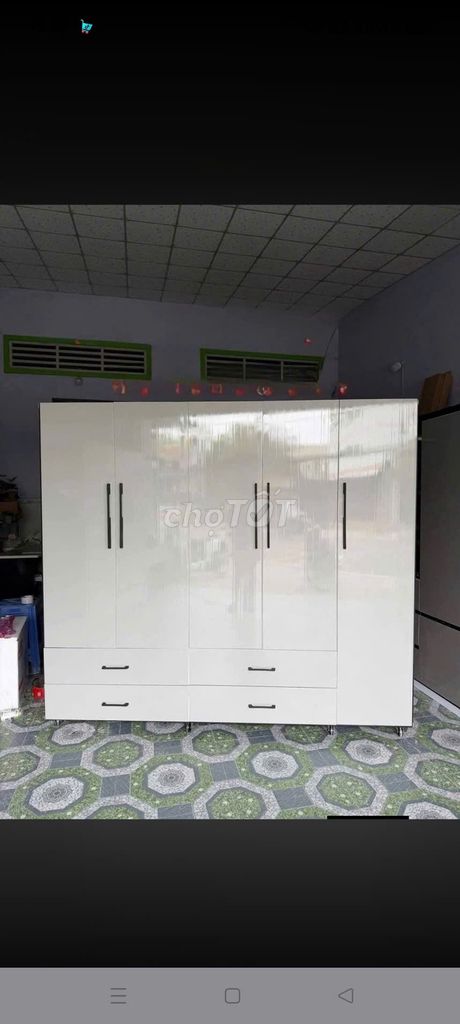 Tủ quần áo Nhựa Đài Loan Trắng 5 cánh ty cầm sang. Mua bán Tủ, kệ gia đình tại Thành phố Thủ Đức Tp Hồ Chí Minh được đăng bởi Phương hoa hình 1