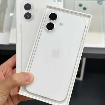 iPhone 16 128GB Trắng FULLBOX NEW chất APPLE 2025