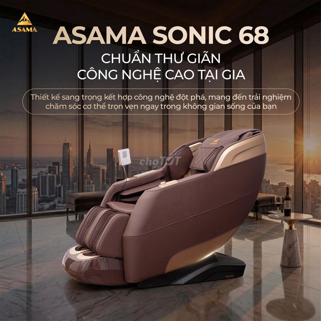 Thanh Lý Ghế massage ASAMA SONIC 68. Mua bán Bàn ghế tại Thành phố Vĩnh Long Vĩnh Long được đăng bởi Minh Đức hình 1