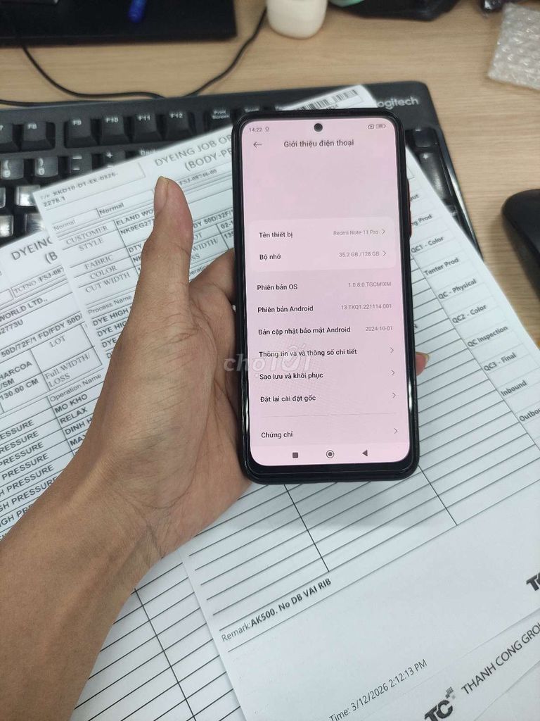 redmi note 11 jin full. Mua bán Điện thoại tại Quận Tân Phú Tp Hồ Chí Minh được đăng bởi quang vinh hình 1