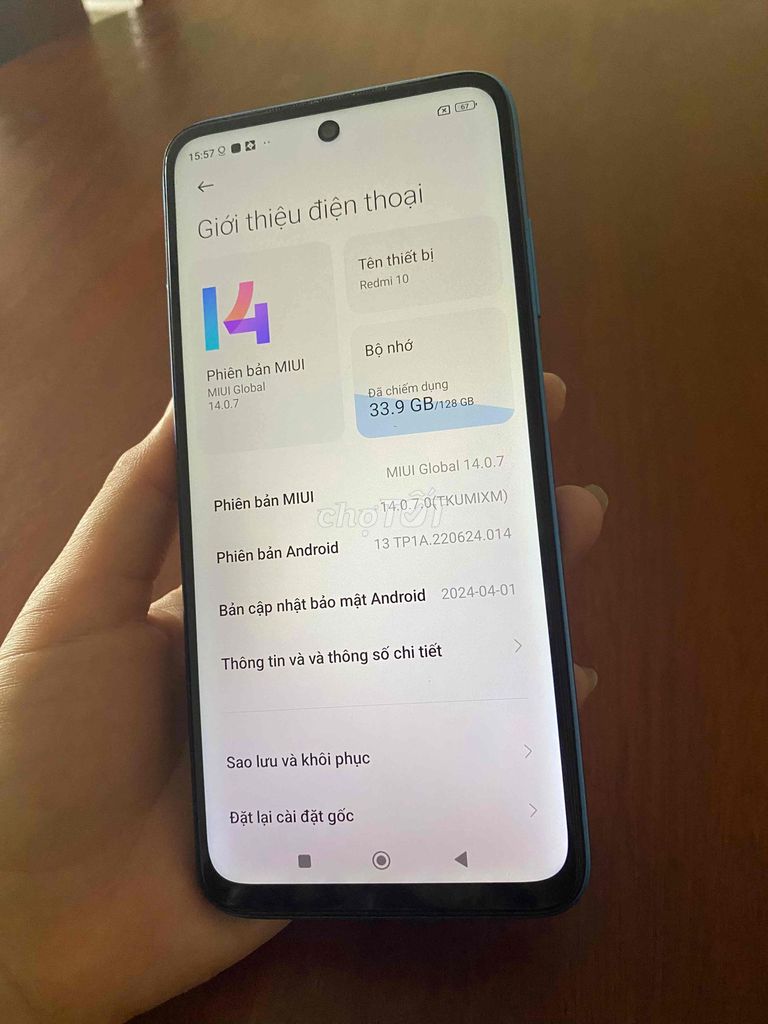 Xiaomi Redmi 10 6GB/128GB Zin full chức năng. Mua bán Điện thoại tại Huyện Củ Chi Tp Hồ Chí Minh được đăng bởi Linh hình 1