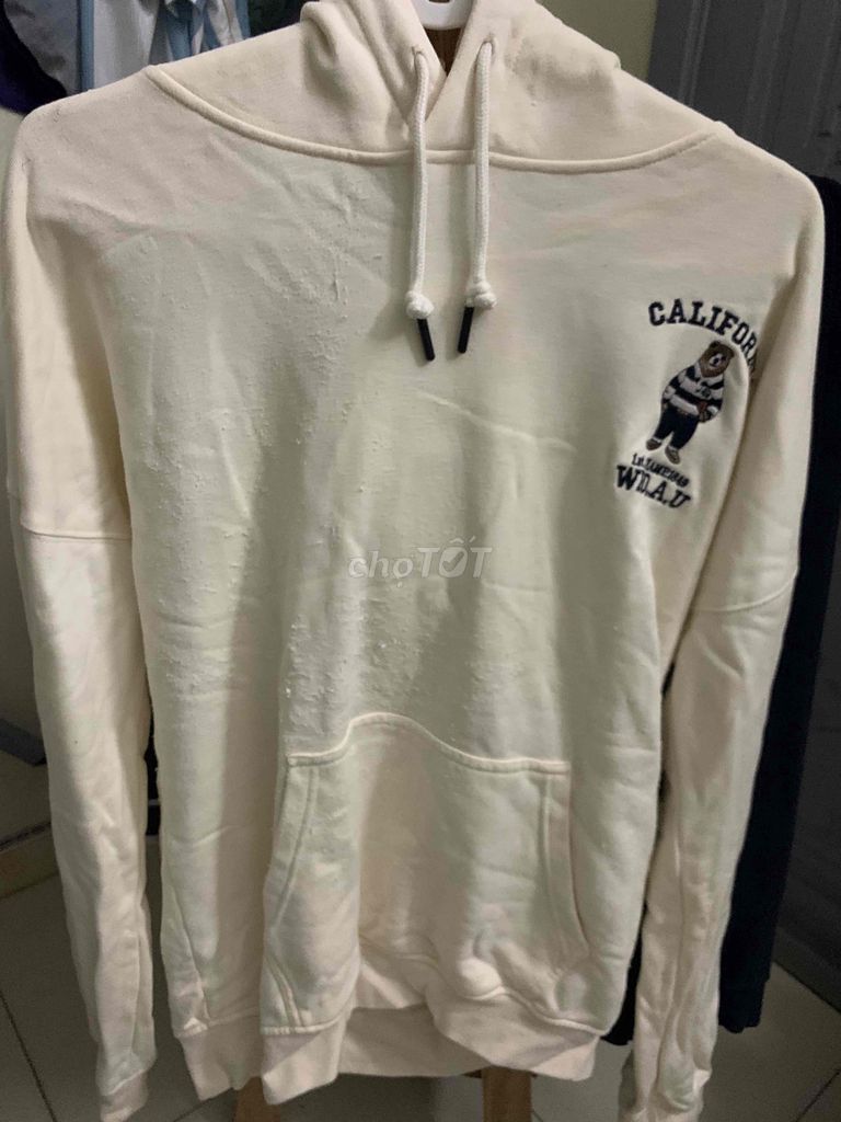 Áo hoodie màu be size M