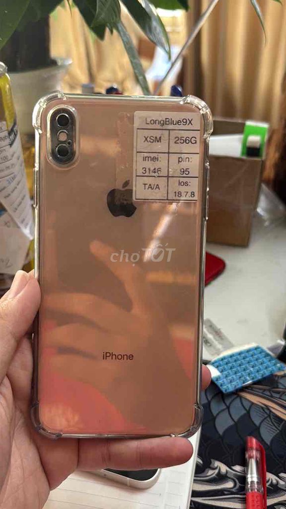 Apple iPhone XSM 256GB Vàng đồng pin tốt. Mua bán Điện thoại tại Quận Cầu Giấy Hà Nội được đăng bởi Long blue 9x hình 1