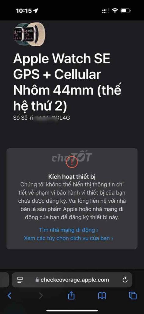 Watch Se2 Việt Nam! new mới 100% chưa kíc