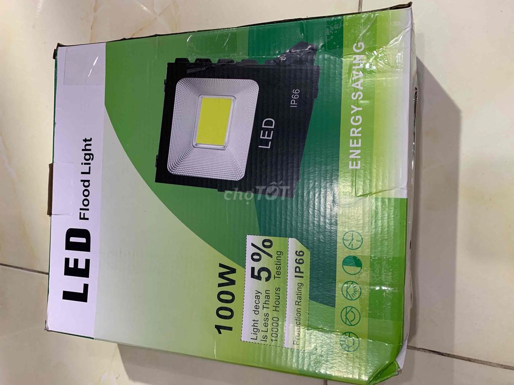 đèn pha Chip led IP66 100w