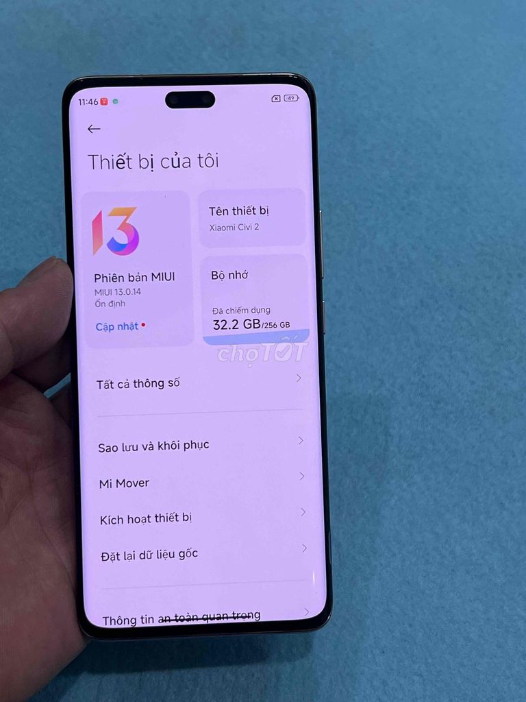 Xiaomi Civi 2 8GB/256GB Hồng. Mua bán Điện thoại tại Quận Hoàng Mai Hà Nội được đăng bởi Nguyennoi hình 1