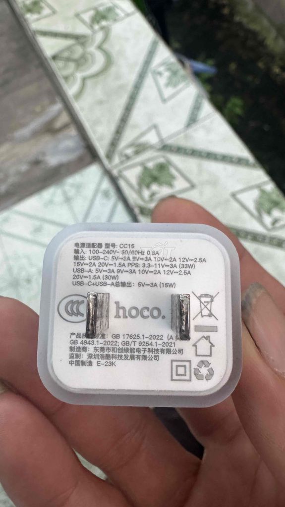 Bộ sạc  30W Trắng Sạc nhanh. Mua bán Phụ kiện (Màn hình, Chuột...) tại Thành phố Thủ Dầu Một Bình Dương được đăng bởi be ken hình 1