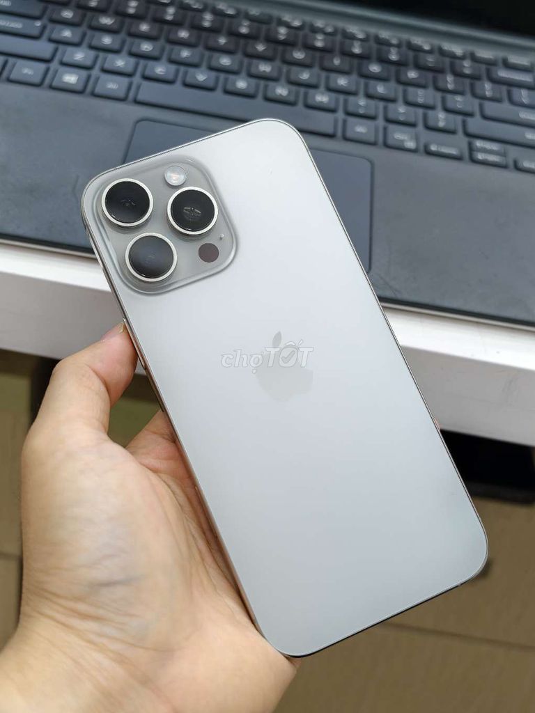 🍎iPhone 16 Pro Max 256GB Titan tự nhiên 99% LL/A. Mua bán Điện thoại tại Quận Lê Chân Hải Phòng được đăng bởi 444 Tô Hiệu OK Mobile HP hình 1