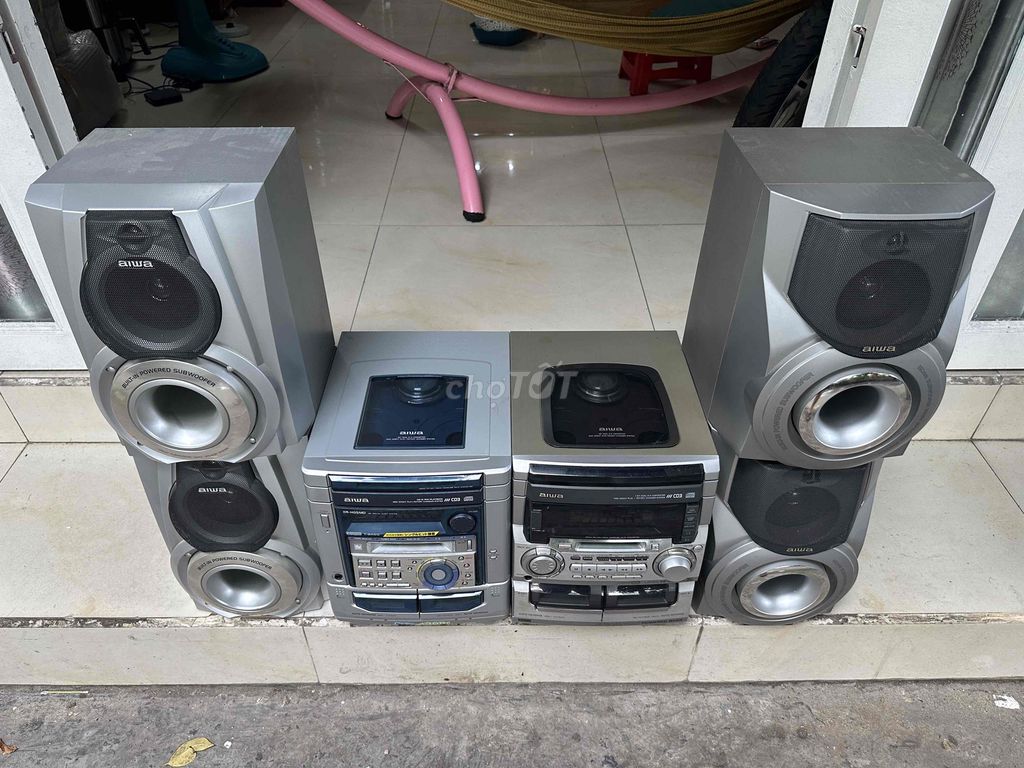 Dàn âm thanh Aiwa Xám Nhựa Kim loại. Mua bán Tivi, Âm thanh tại Quận 11 Tp Hồ Chí Minh được đăng bởi Ngọc hình 1