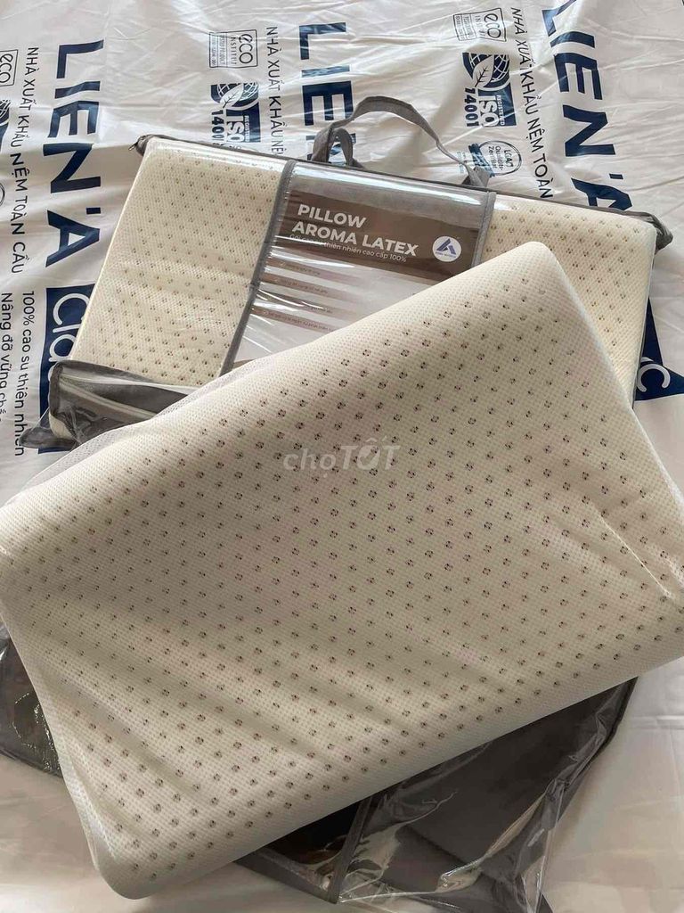 Gối cao su AROMA Latex 40x60cm Cao su thiên nhiên. Mua bán Giường, chăn ga gối nệm tại Thành phố Cà Mau Cà Mau được đăng bởi Nệm Giá Kho Cà Mau hình 1