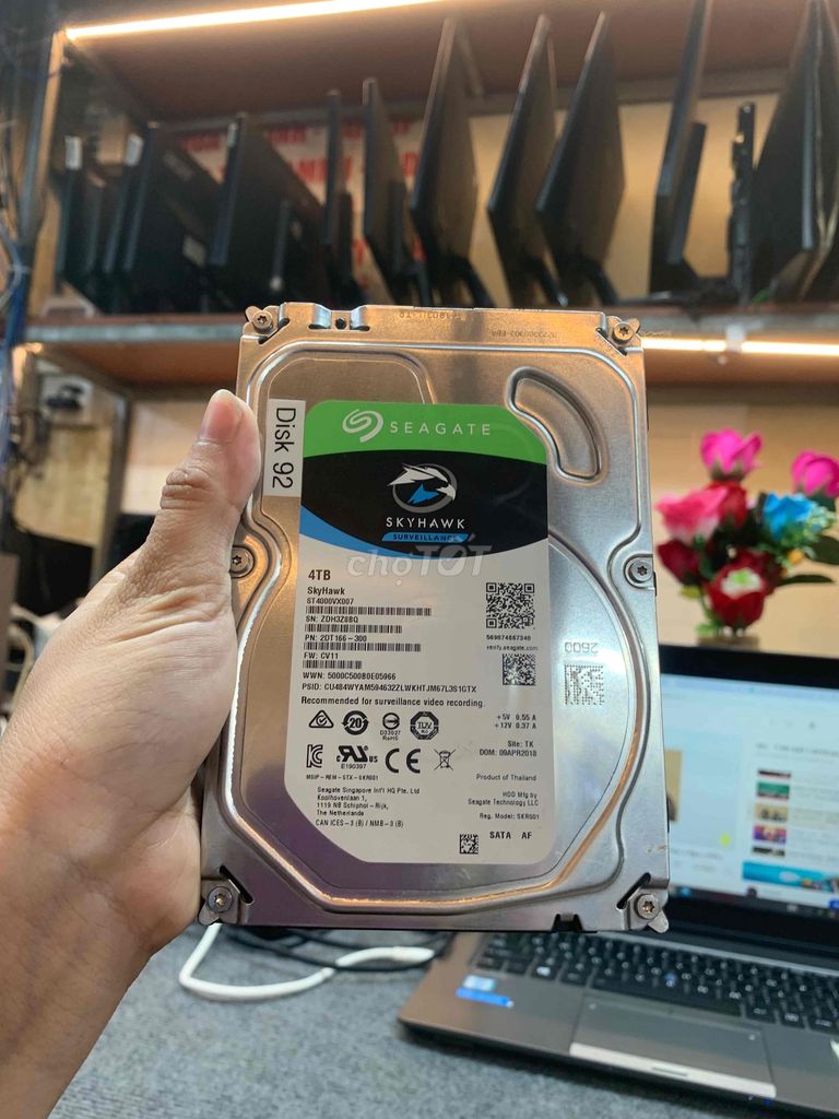 Ổ CỨNG MÁY TÍNH - CAMERA  HDD 4TB SK 100% BH 1-1