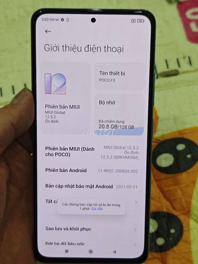 Xiaomi Redmi K40 6/128GB Đa sắc, QT. Mua bán Điện thoại tại Quận Hoàng Mai Hà Nội được đăng bởi Nguyennoi hình 1