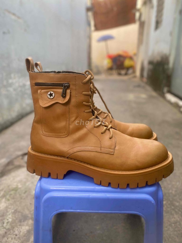 giày boot nam da bò size 42-43