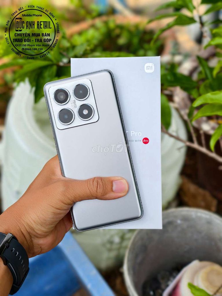 Xiaomi 14T Pro 5G 512GB Bạc CBh : 5/2027. Mua bán Điện thoại tại Thành phố Buôn Ma Thuột Đắk Lắk được đăng bởi Đức Anh Retail hình 1