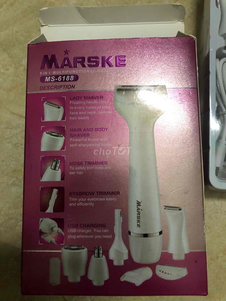 Máy cạo râu MARSKE MS-6188 Nữ Trắng. Mua bán Phụ kiện thời trang khác tại Huyện Thuận Thành Bắc Ninh được đăng bởi Vũ quân hình 1