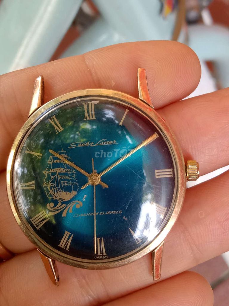 Đồng hồ Seiko Liner Nam Mạ vàng 14K. Mua bán Đồng hồ tại Thành phố Thái Bình Thái Bình được đăng bởi Phạm Thu hình 1