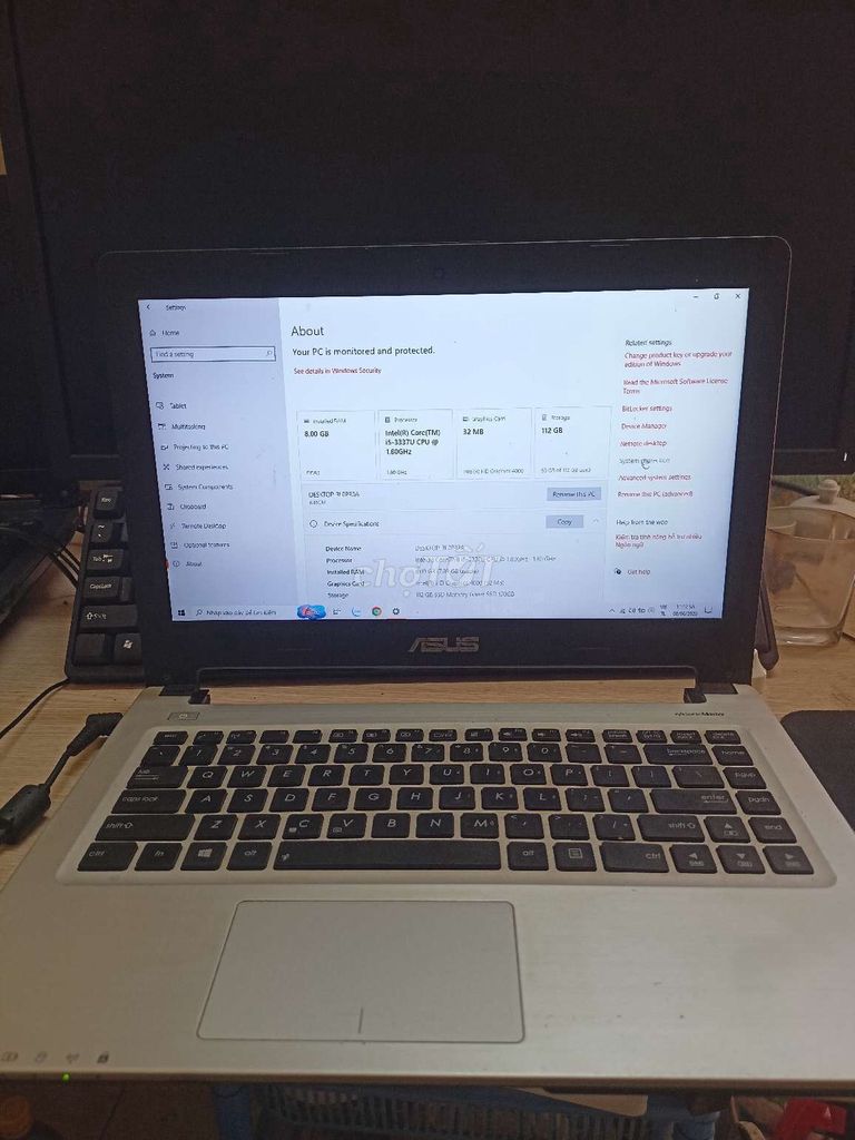 Laptop Asus i5 8GB/128GB. Mua bán Laptop tại Quận Hà Đông Hà Nội được đăng bởi Tien Tran hình 1
