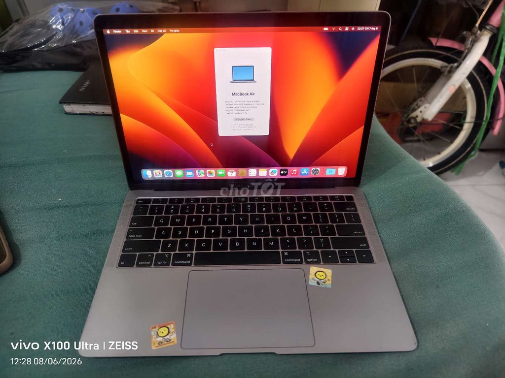 Apple MacBook Air 2019 code i5 g8/128. Mua bán Laptop tại Huyện Củ Chi Tp Hồ Chí Minh được đăng bởi hoàng phúc hình 1