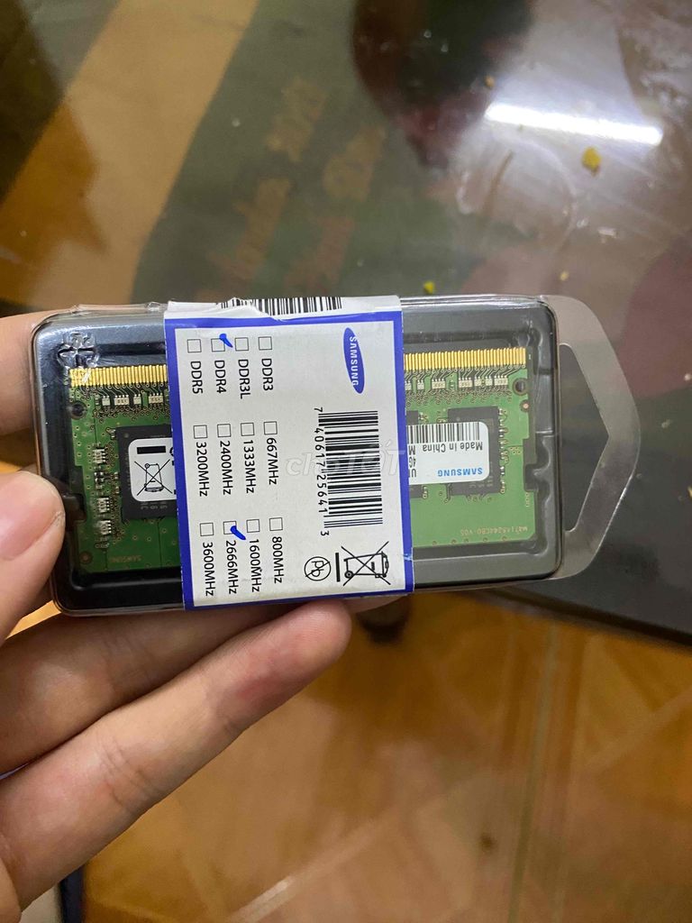 ram laptop ddr4 4gb mới 99.9%