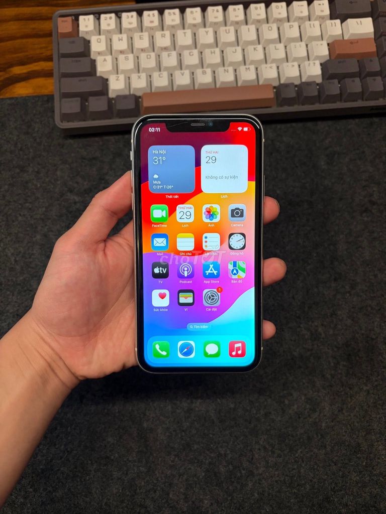 Apple iPhone 11 128GB Trắng 83%. Mua bán Điện thoại tại Quận 1 Tp Hồ Chí Minh được đăng bởi Hội Đồ Điện Tử hình 1