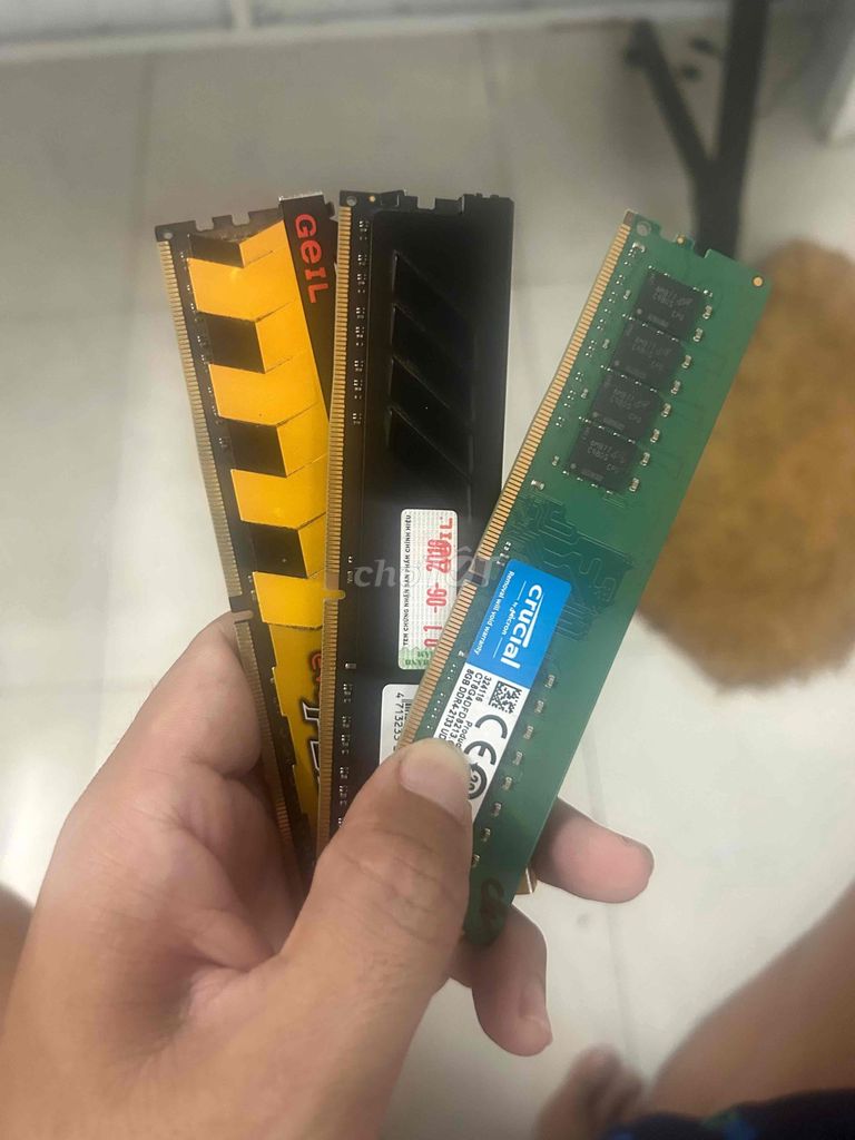 RAM Crucial, GeIL 8GB DDR4 Mới. Mua bán Linh kiện (RAM, Card...) tại Quận Thanh Khê Đà Nẵng được đăng bởi NGƯỜI TRUYỀN TIN hình 1