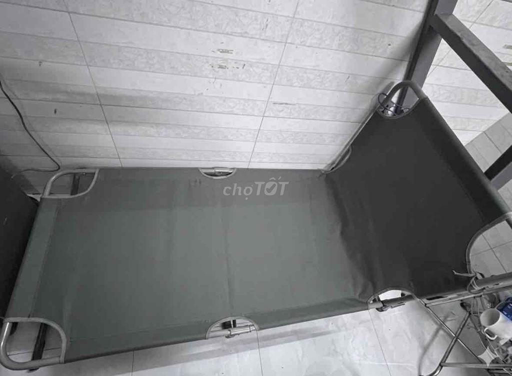 Giường xếp 190x63 màu Xám. Mua bán Giường, chăn ga gối nệm tại Thành phố Thủ Đức Tp Hồ Chí Minh được đăng bởi Minh Thu hình 1