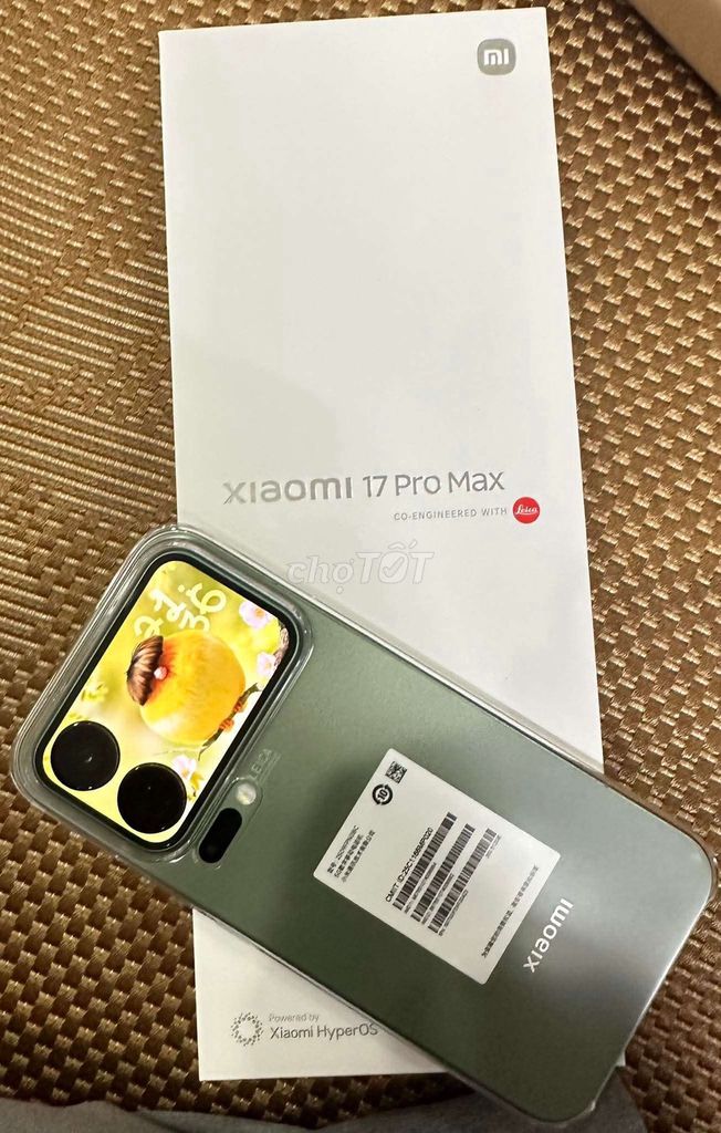 Xiaomi 17 Pro Max 512GB Xanh. Mua bán Điện thoại tại Thành phố Qui Nhơn Bình Định được đăng bởi Hồ Vũ Trường hình 1
