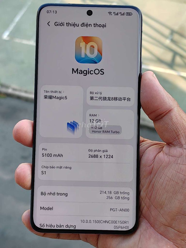 Honor Magic 5 12gb/256gb. Mua bán Điện thoại tại Huyện Củ Chi Tp Hồ Chí Minh được đăng bởi Giao Lưu  hình 1