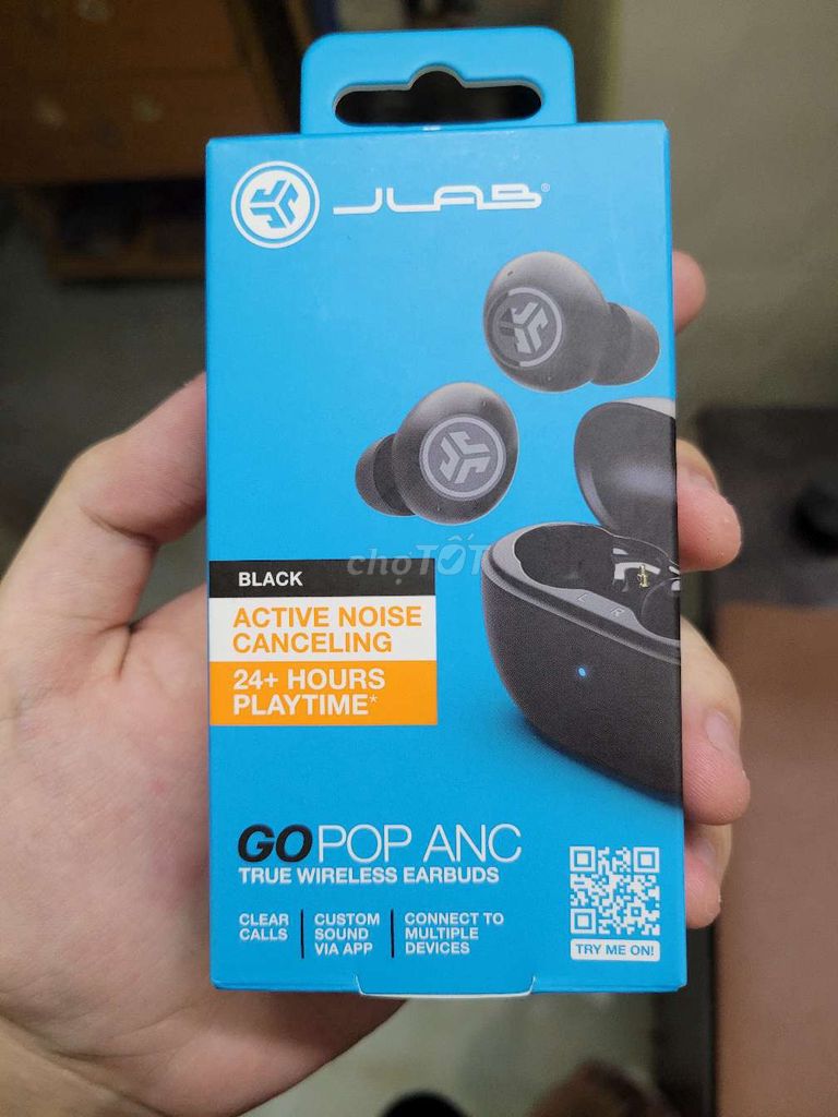 Tai nghe JLab GO POP ANC Đen. Mua bán Tivi, Âm thanh tại Quận Ninh Kiều Cần Thơ được đăng bởi Đinh Hồ Thanh Tân hình 1