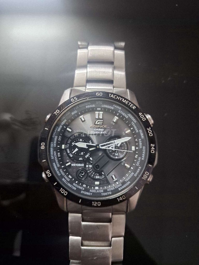 Đồng hồ Casio Edifice Năng lượng mặt trời Bạc. Mua bán Đồng hồ tại Huyện Cần Giuộc Long An được đăng bởi Hòa thân hình 1