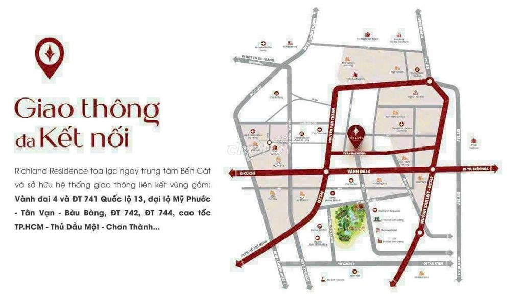 Khu Đô Thị Mới - (Giáp TP Mới, Binh Dương) - Dự án Richland Residence