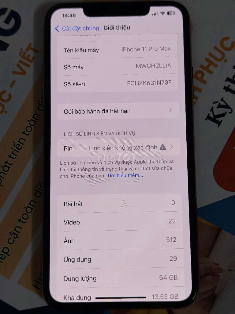 Iphone 11 pro max. Mua bán Điện thoại tại Thành phố Long Xuyên An Giang được đăng bởi NGUYEN NHUT NAM hình 3