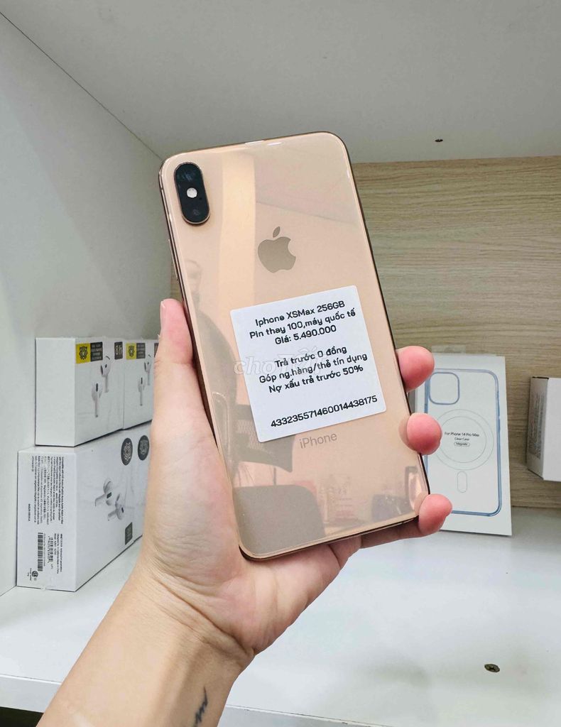 Apple iPhone XS Max 256GB Vàng Like New. Mua bán Điện thoại tại Thành phố Long Xuyên An Giang được đăng bởi Ngân KNmobile An Giang  hình 1